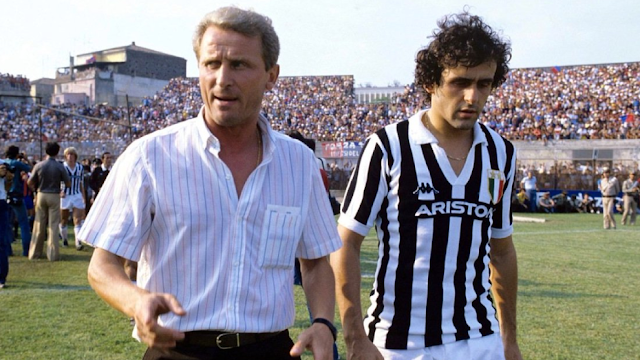 Los rivales de Diego en Napoli: la Juve de Trapattoni y Platini